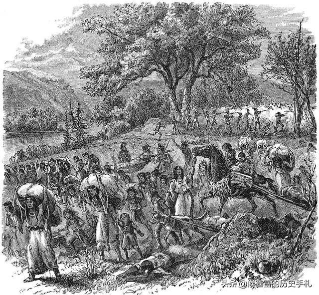 为了获得印第安人的土地,西进运动中的美国政府究竟可以多下作