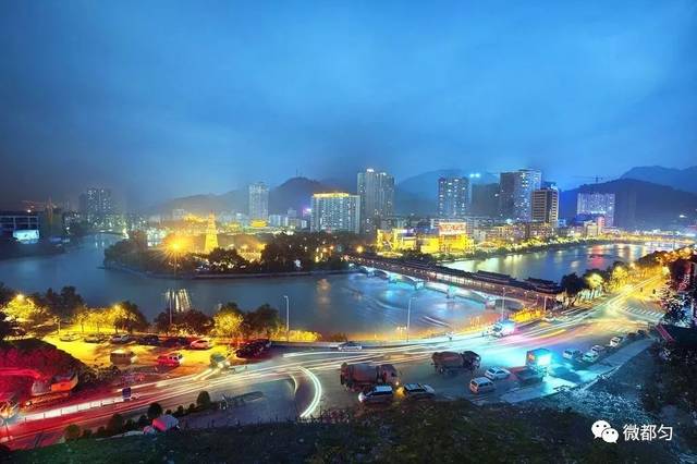 都匀全景,都匀夜景,都匀_大山谷图库