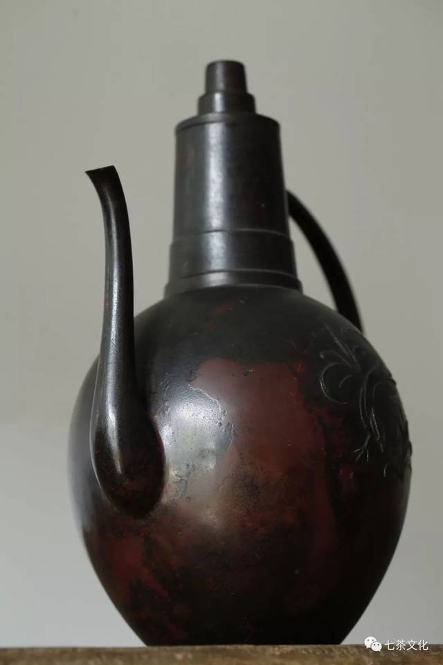 伝統工芸 工芸美術 茶道＊斑紫銅製 銅器 古銅 阿古陀形三足