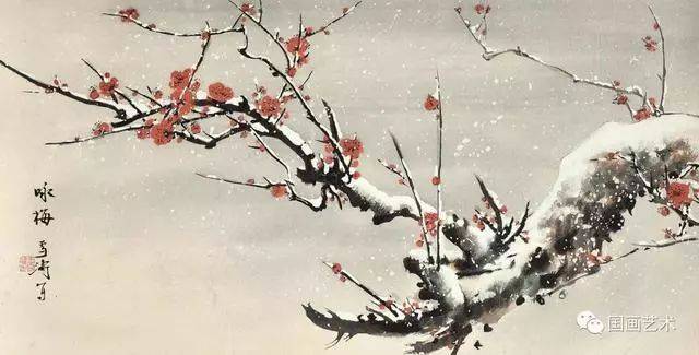 雪濤 梅花圖 王雪涛的这几幅画，超有看头