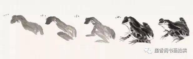 国画教程:写意青蛙的画法