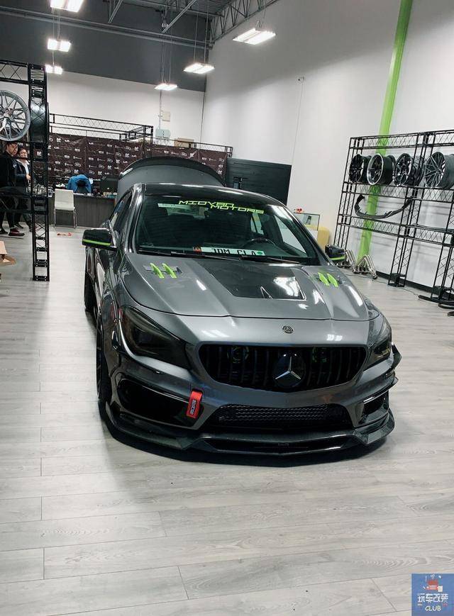 第一次见到能将奔驰cla改装到"毫无死角""酷炫帅"的姿态