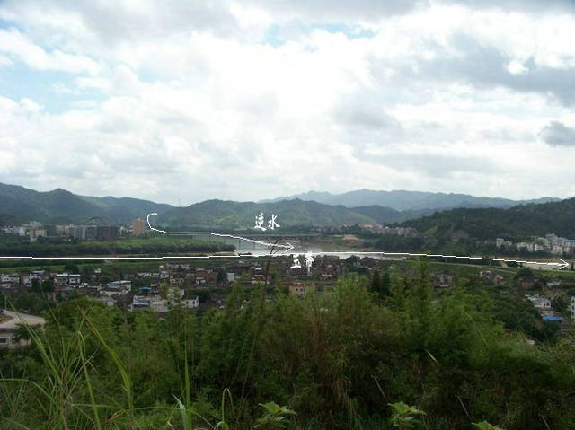 众龙盘踞梅州风水宝地,大明朝猛将翁万达墓地风水玉带逆朝气吞山河