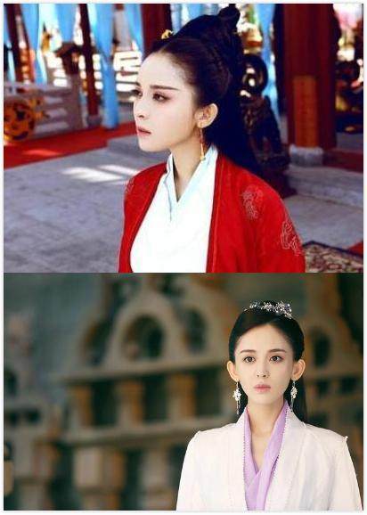 杨幂唐嫣刘诗诗赵丽颖热巴杨颖,女星古装红衣