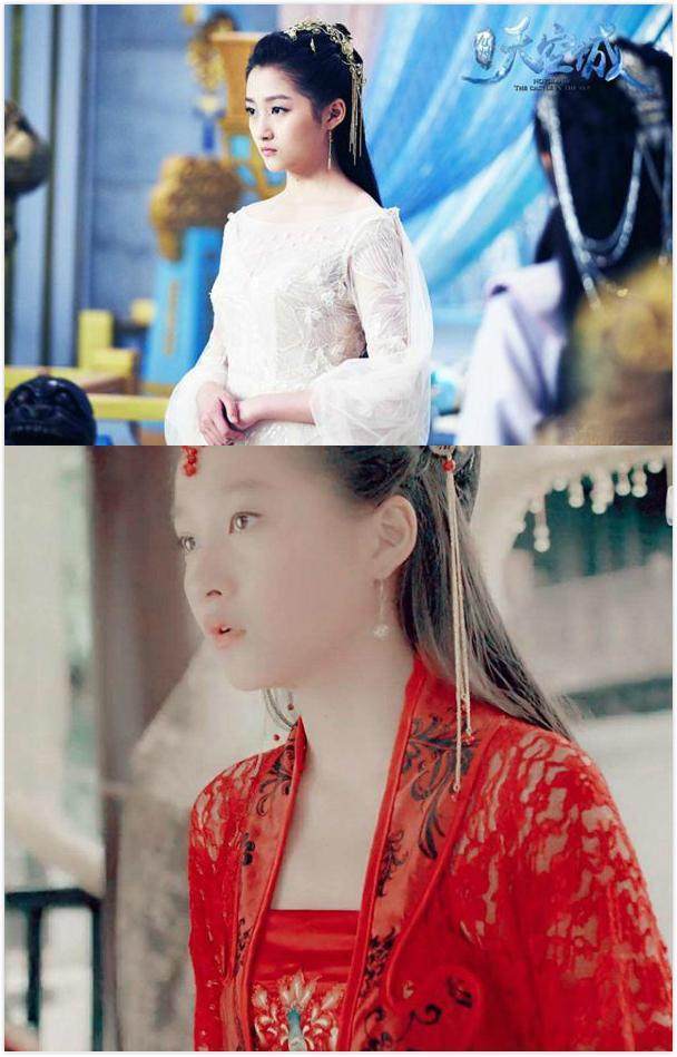 杨幂唐嫣刘诗诗赵丽颖热巴杨颖,女星古装红衣