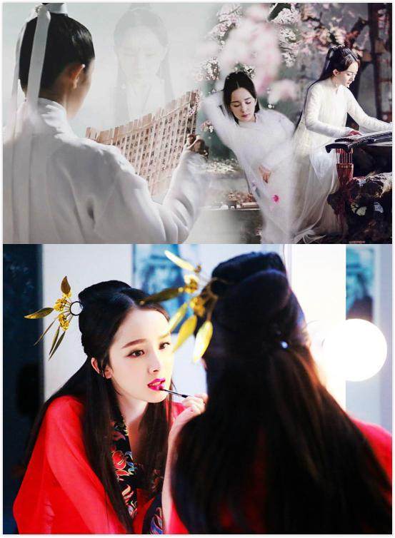 杨幂唐嫣刘诗诗赵丽颖热巴杨颖,女星古装红衣