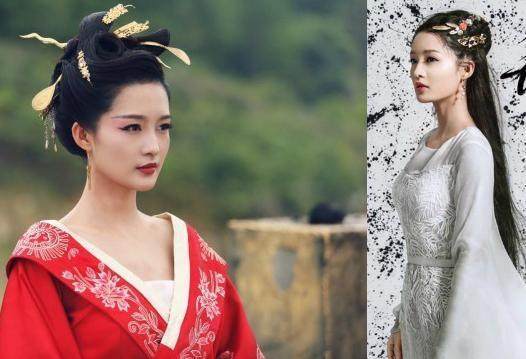 杨幂唐嫣刘诗诗赵丽颖热巴杨颖,女星古装红衣