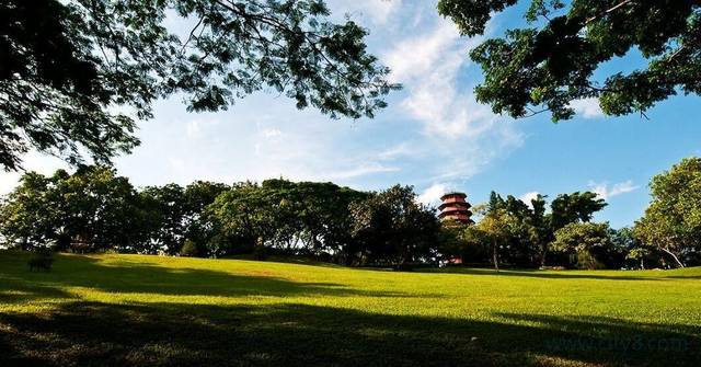 香港元朗公园,一个静谧的公园