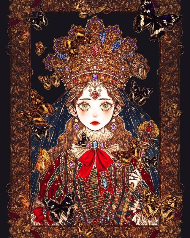 插画:用插画告诉你,什么是女皇!