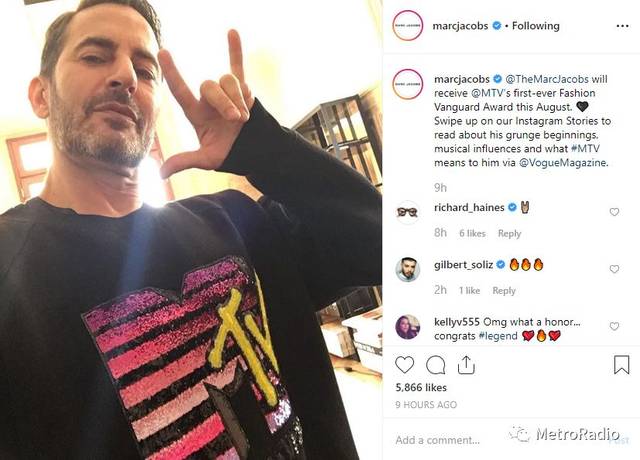 Marc Jacobs On Receiving MTV's Fashion Trailblazer Award