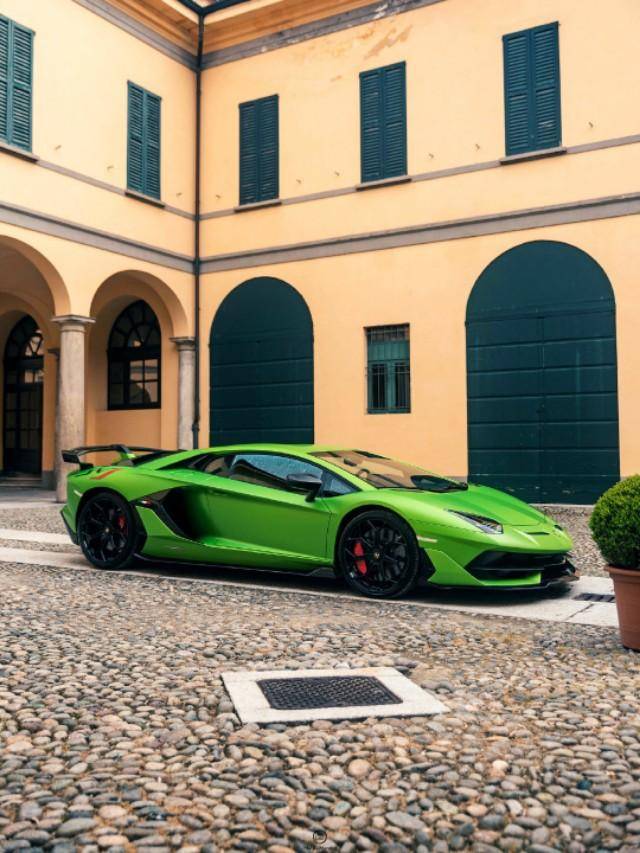 绿色埃文塔多svj美图,无法抗拒的帅!