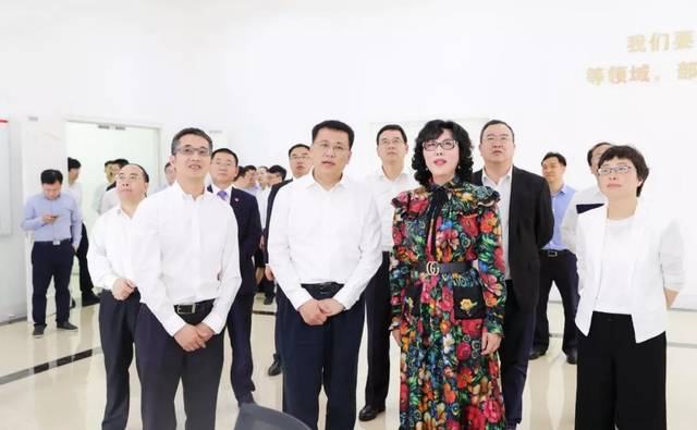 万丰:陈爱莲陪同浙江省省长袁家军调研万丰集团
