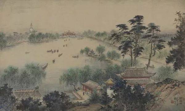 希少 中国現代山水画 錢松嵒作品選集