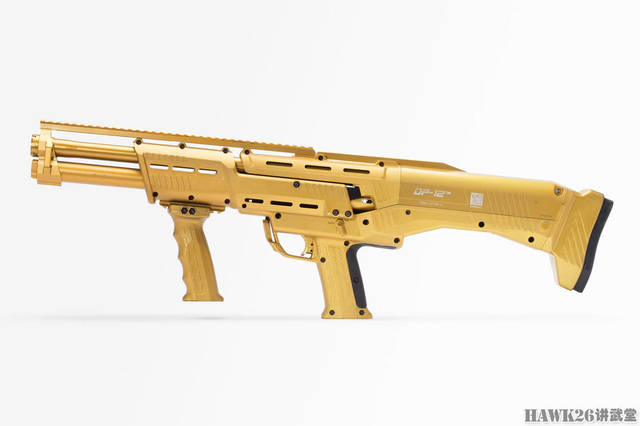 dp-12金色双管霰弹枪"华丽晃瞎眼"仅2000美元吸引土豪关注_手机搜狐网