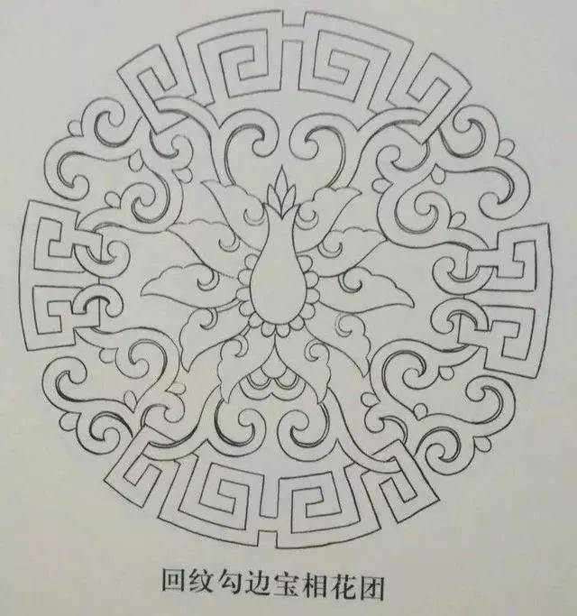 中国传统圆形纹样图谱,经典之作