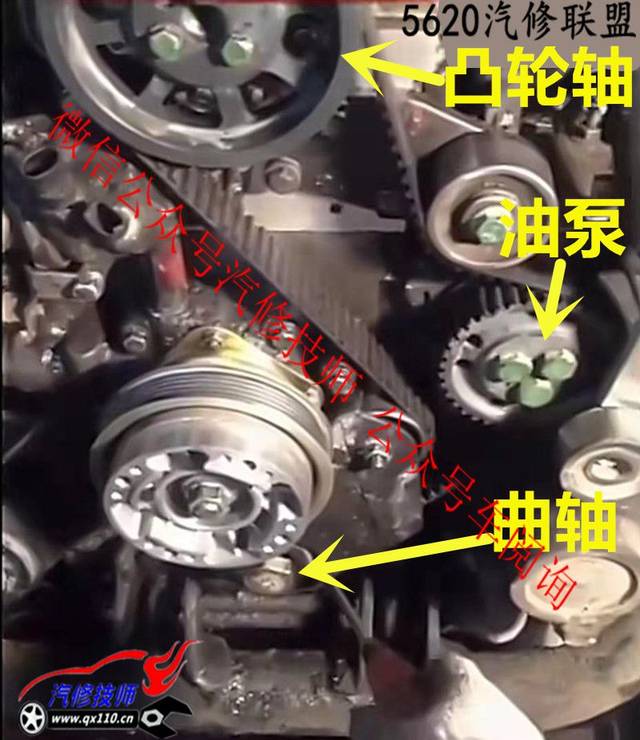 福田469q双凸轮正时图图片