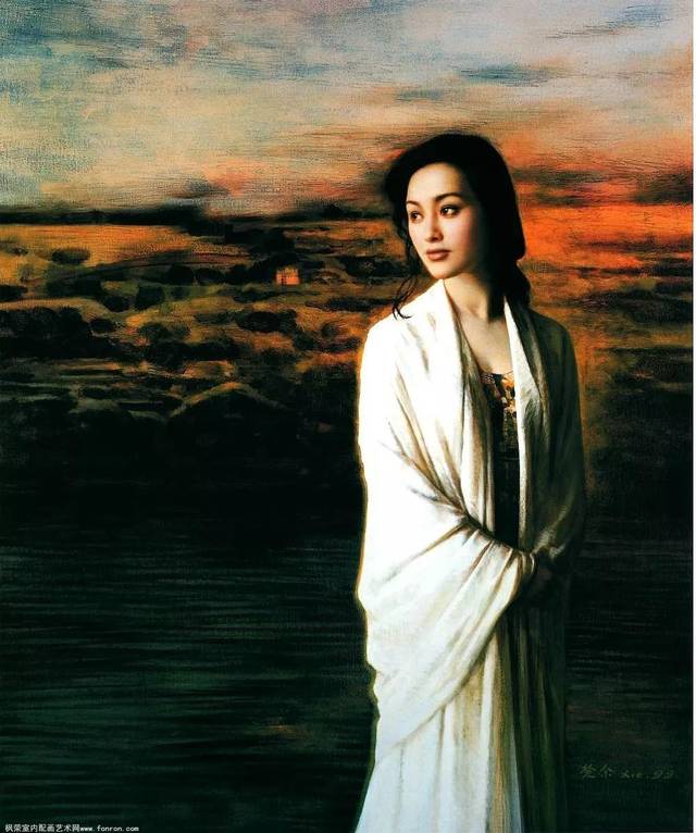 中国知名画家人物肖像油画欣赏(2)