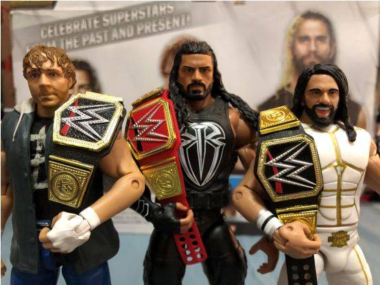 为你展示wwe人偶的魅力圣盾三人套装人偶测评