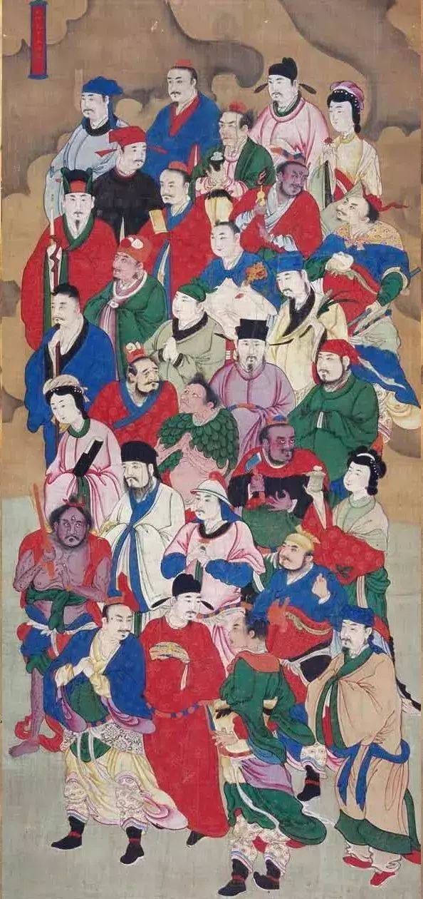 神秘莫测的绘画艺术:六十甲子神全图