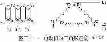 电动机端子板绕组引出方式_三相异步电动机绕组_三相绕组连接方法