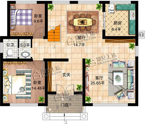 三套100平方米房屋设计效果及平面图纸你喜欢哪一款