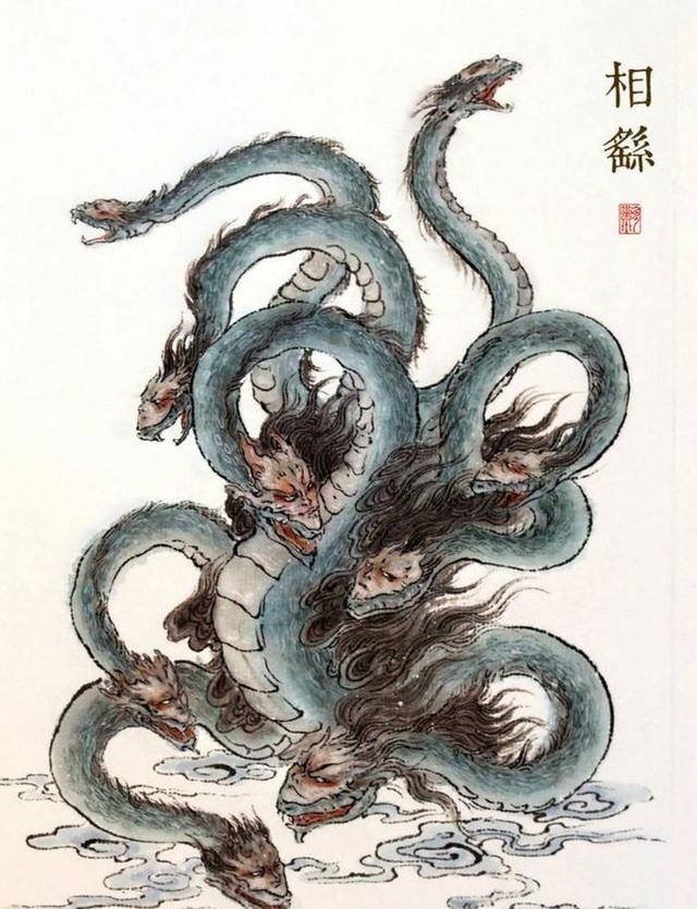 中国的九头蛇 神话图片