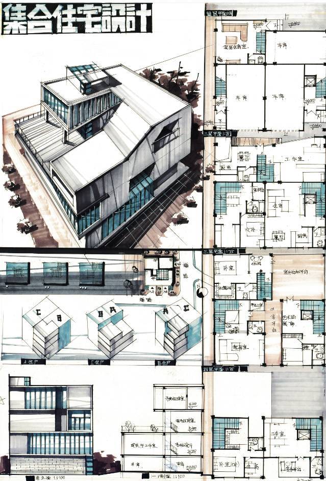 初看建筑优秀作业图片