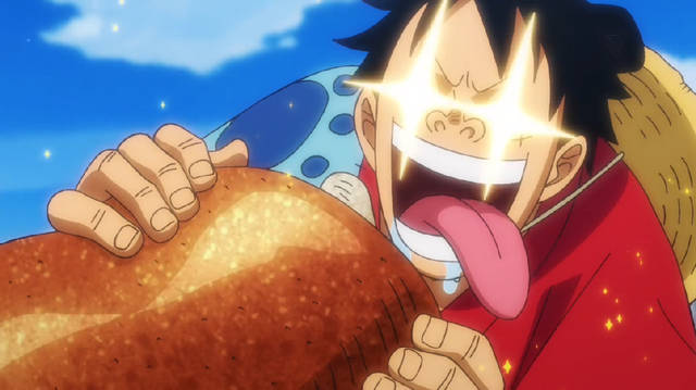 海贼王897集:索隆登场,大口吃肉吃烤鱼,还把肚子吃坏了!