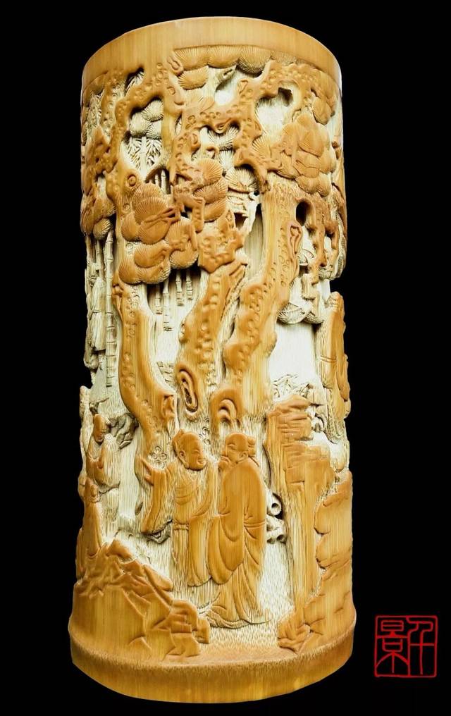 《艺展中国》戴千景竹雕艺术作品展