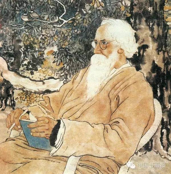 掛け軸】「人物図 徐悲鴻」中国近代画家 美術教育家 肉筆保證 唐物唐本