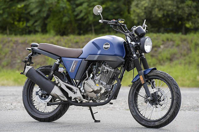 原创升仕caferacer125国外实拍 国内外价格相差一倍