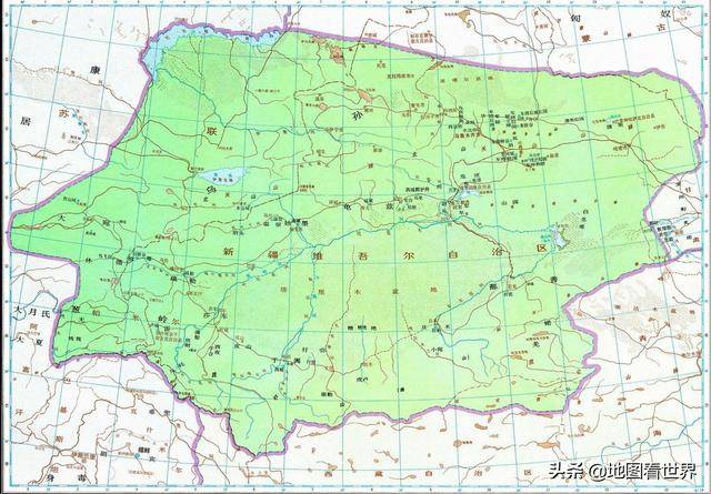 新疆历史地图和沿革,图解新疆是什么时候划入中国版图的