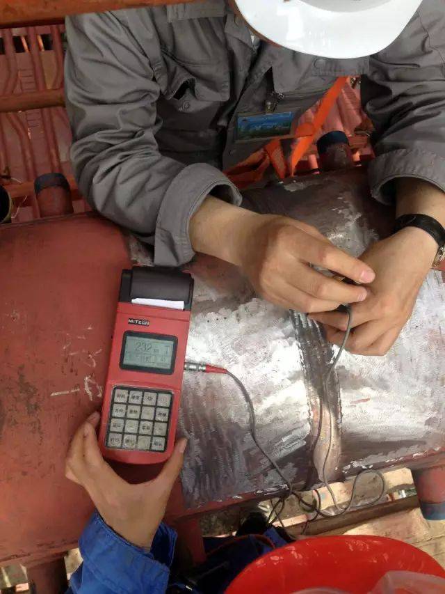PHC预制管桩焊缝检测图片