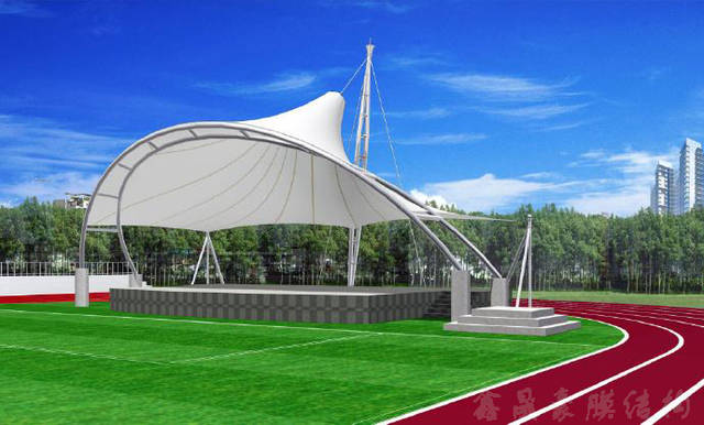 膜结构建筑的骨架可以如何加固!