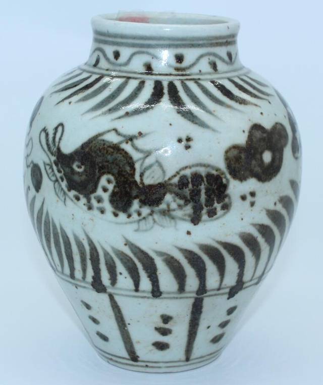 精品赏析——元青花鱼藻纹罐