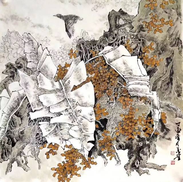 袁金奎|新写意花鸟画扇面班招生(只需100元!