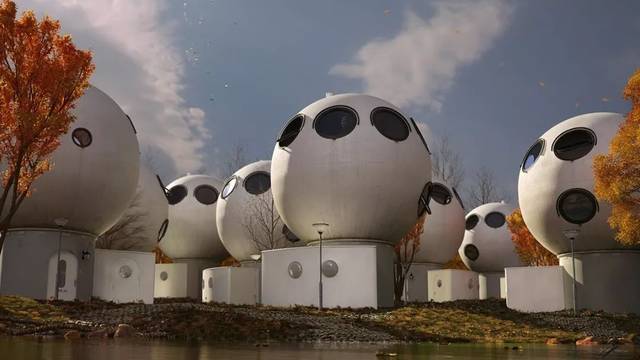 博尔沃宁根来自未来的denbosch的泡泡房子