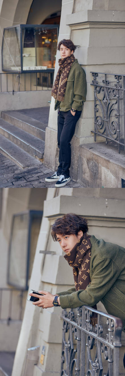 王一博秋日写真提前奉上 异国街头来一场美丽的邂逅吧