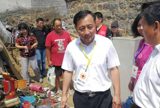 济宁红会会长,邹城市赵洪新市长,邹城市红会会长,应急局刘玮副局长在