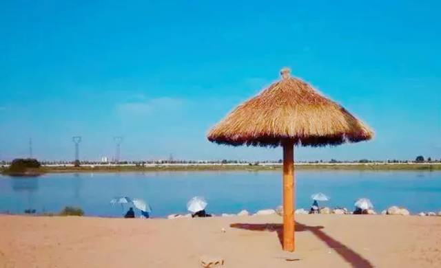 周末带娃去西安这片纯美白沙滩"看海",挖沙吧