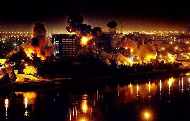 美国轰炸巴格达防空洞图片