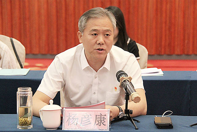 垣曲县委书记杨彦康,县委常委,常务副县长李鹏,县委常委,组织部长马海