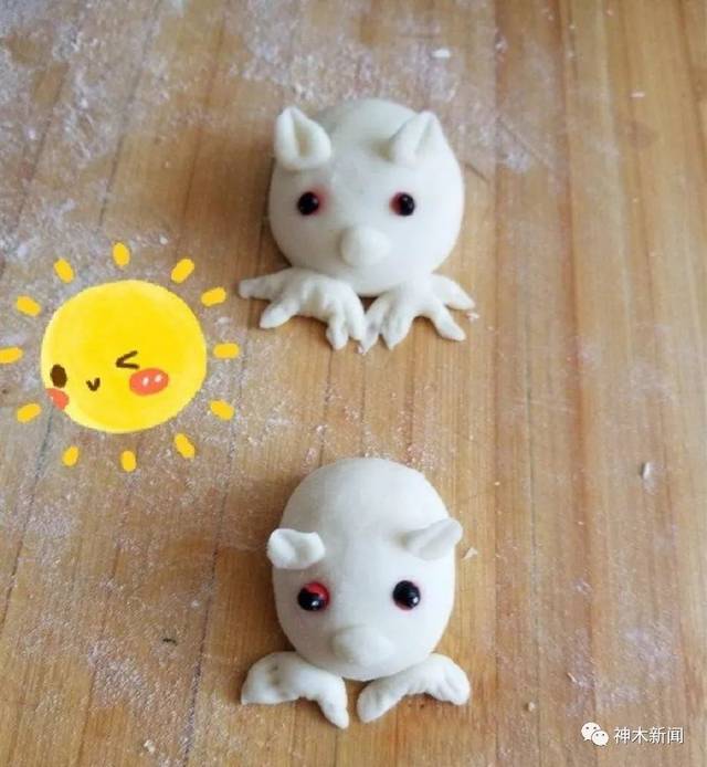 七月十五神木巧媳妇捏面人