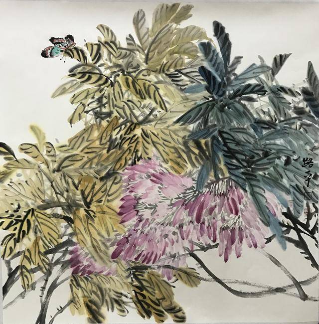 「中国美协会员」巾帼画家王路平,作品独具个性,画风潇洒