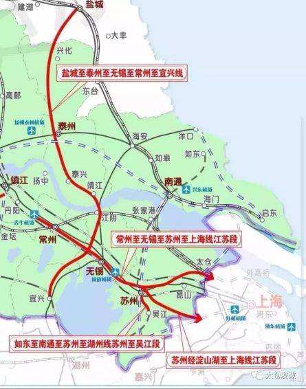 沪太高铁规划线路图图片