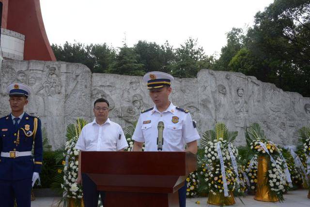 金华市消防救援支队汤勇政委,湖州市消防救援支队王雄雄政委,金华市