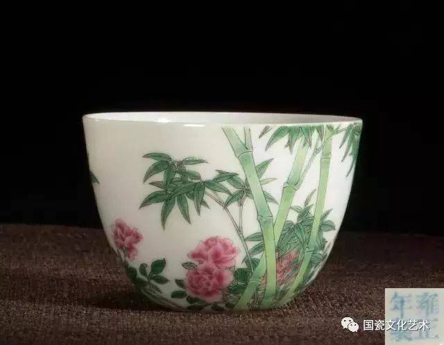 古往今来，中华十大名杯之清雍正珐琅彩月季绿竹诗意小杯_搜狐网