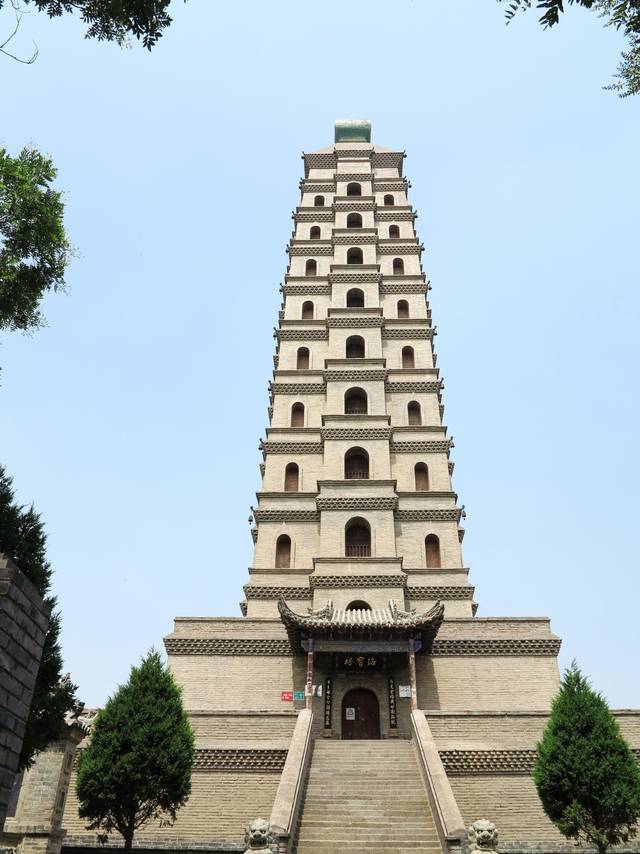 原创风格独特,塞北名塔,宁夏银川海宝塔