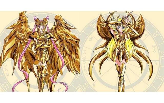 女版"黄金十二圣斗士",还是这些圣斗士好看些