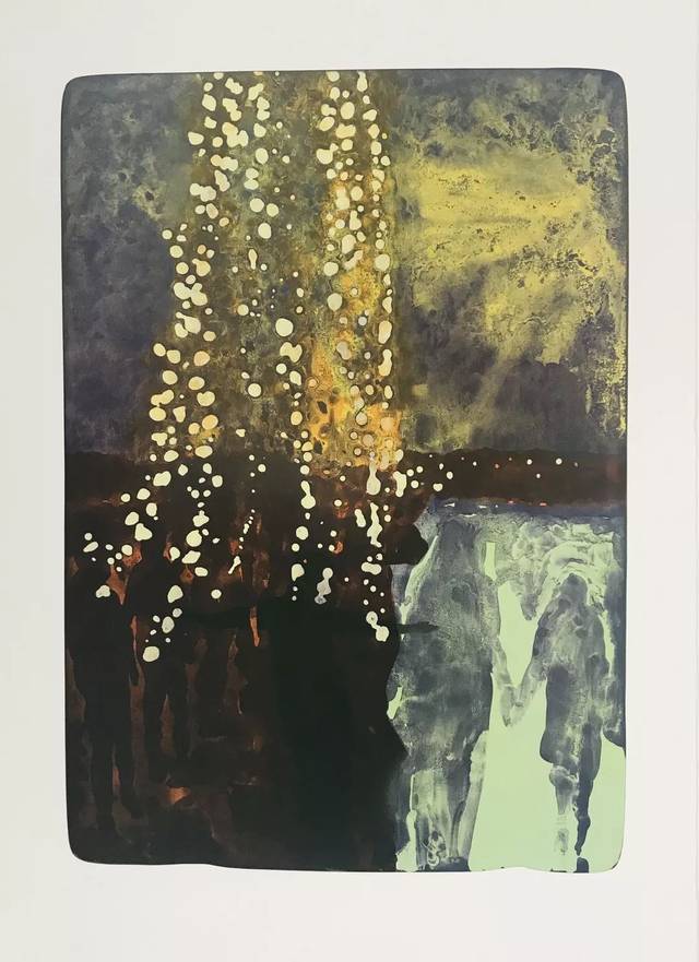 56x50cm 2018年 套色石版画 寇疆晖认为,一幅石版画,从制作,到最后
